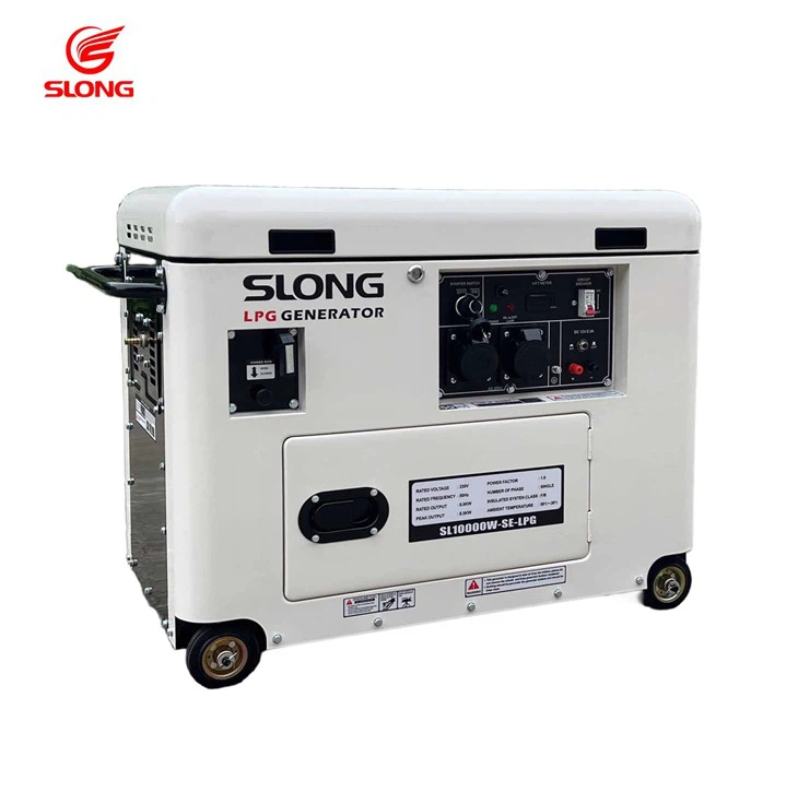 Silent 8000 Watt Running Generator On Lpg