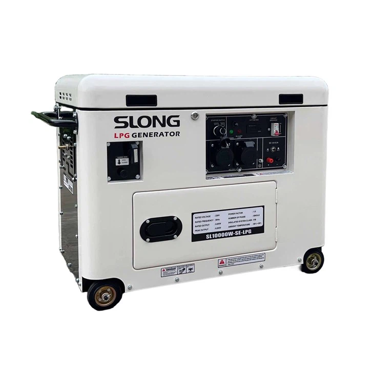 Silent 8000 Watt Running Generator On Lpg