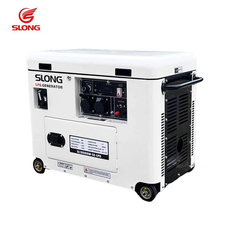 Silent 8000 Watt Running Generator On Lpg